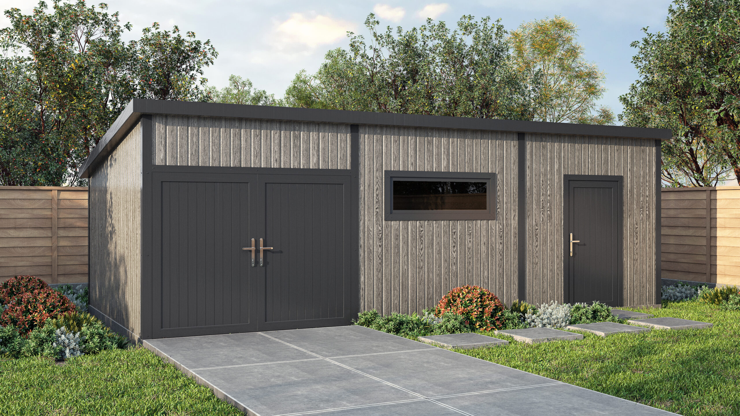 Silverstone Composite Garage | Noah Garden Rooms