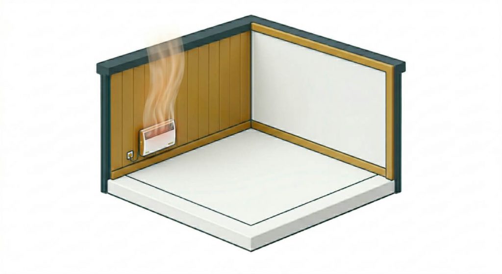 Garden room heating